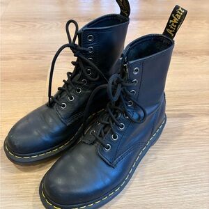 Dr. Martens Black Leather Boots